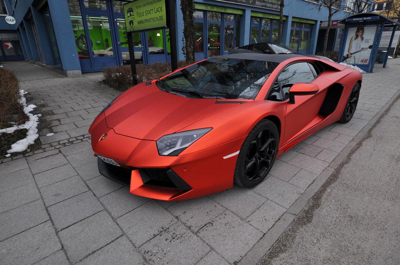 Lamborghini Aventador s черный матовый