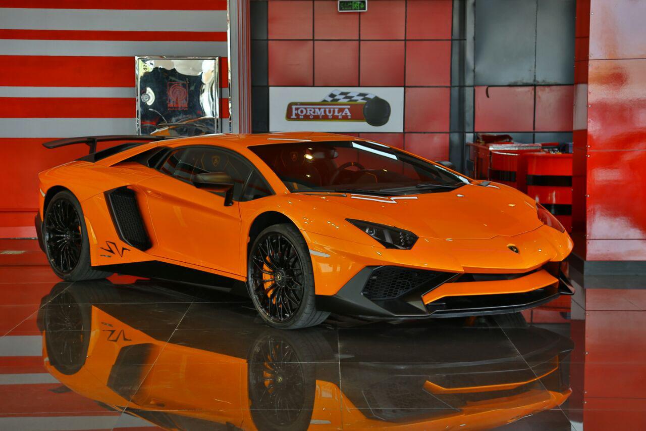 lamborghini aventador sv orange